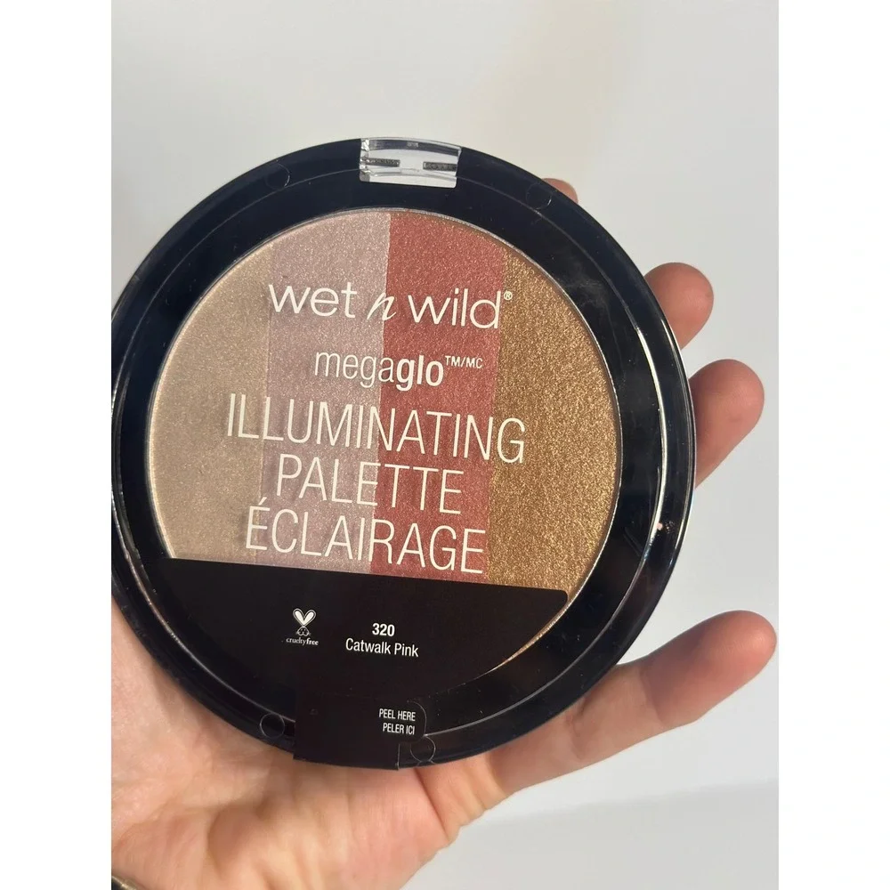NEW Wet n Wild MegaGlo‎ Illuminating Palette 320 Catwalk Pink – 0.35 oz